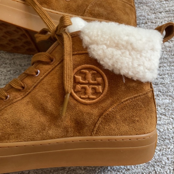 Tory Burch high top sneakers size 8.5 - Picture 4 of 6